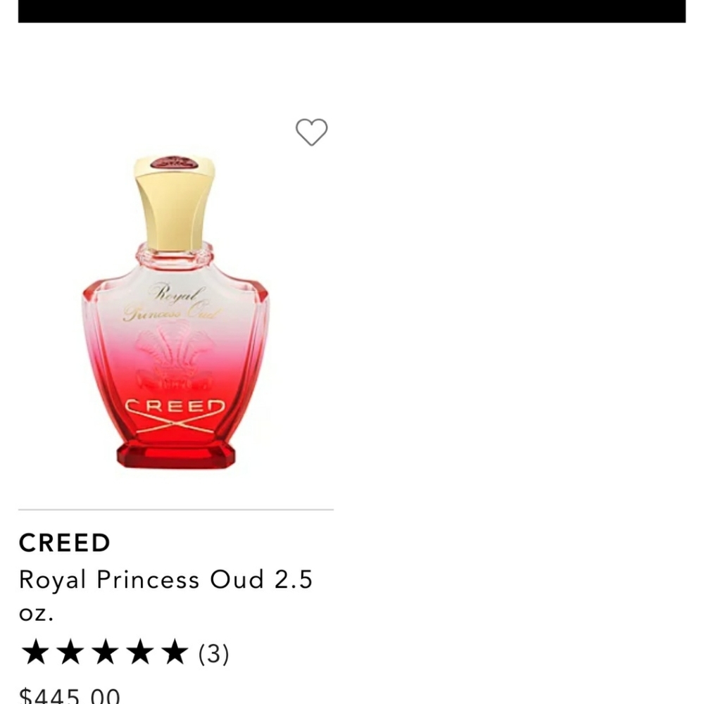Used Creed perfume